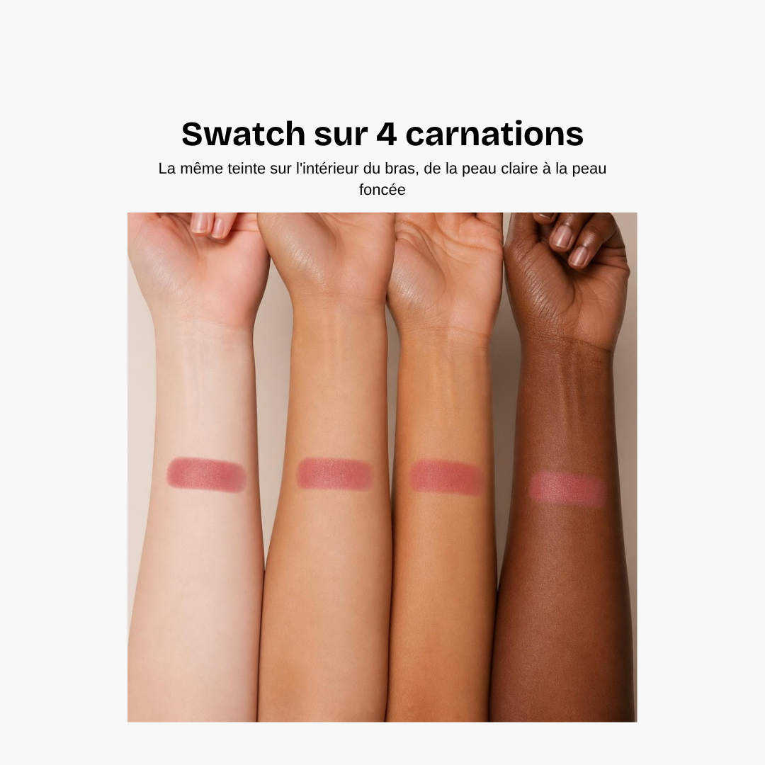 Swatch sur 4 carnations